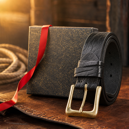 Blanco Full-Grain Leather Belt in Sable