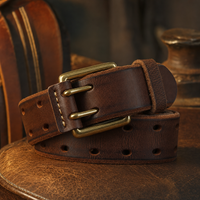 Terlingua Full-Grain Leather Belt in Espresso Brown