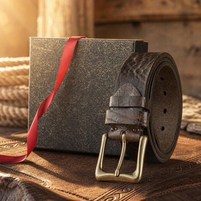 Blanco Full-Grain Leather Belt