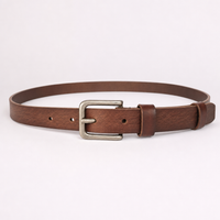 Llano Full-Grain Leather Belt in Chestnut