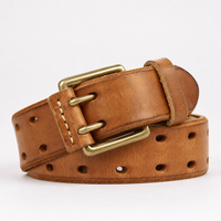 Boerne Full-Grain Leather Belt in Caramel