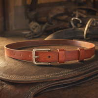 Seguin Premium Full-Grain Leather Belt in Russet
