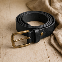 Pedernales Cowhide Leather Belt
