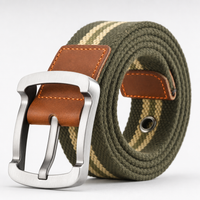 Dilley Canvas Belt in Olive Drab Stripe