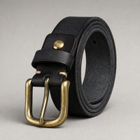Clarendon Full-Grain Leather Belt in Black