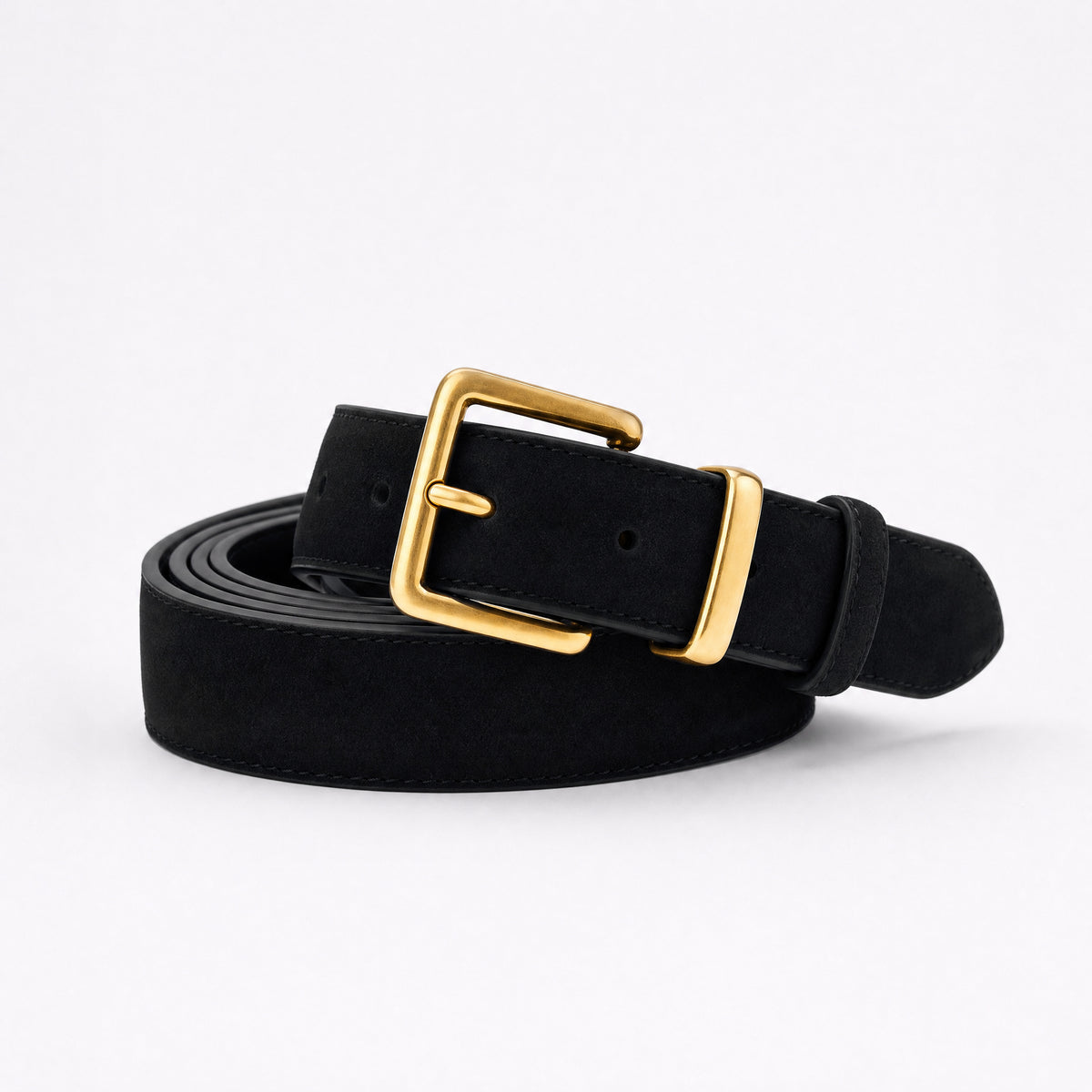 Falfurrias Full-Grain Leather Belt in Black
