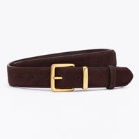 Falfurrias Full-Grain Leather Belt in Dark Brown