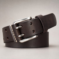 Haskell Full-Grain Leather Belt in Brown