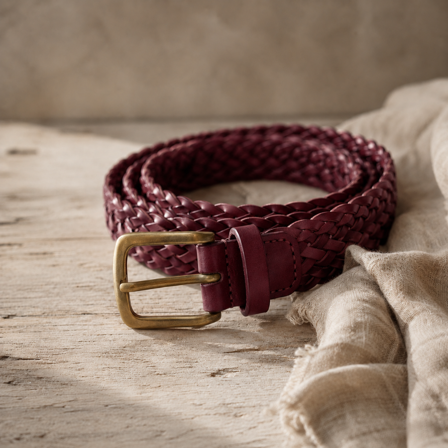 The Marfa - Woven Leather Belt