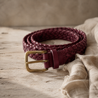 The Marfa - Woven Leather Belt