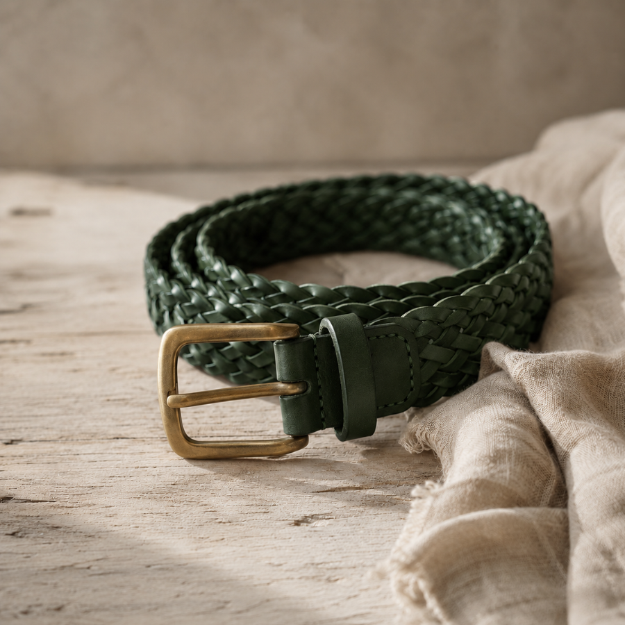 The Marfa - Woven Leather Belt