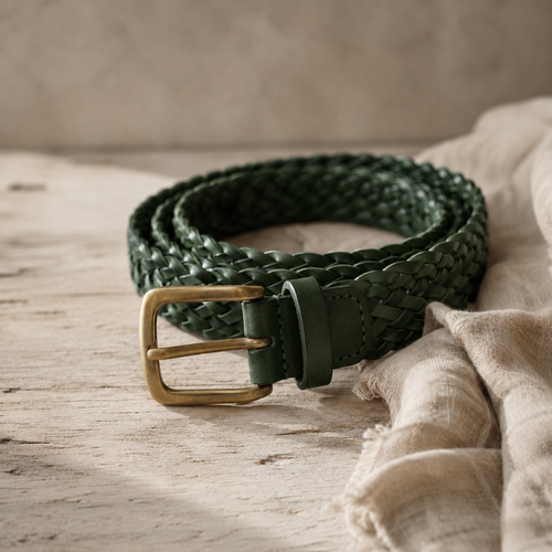 The Marfa - Woven Leather Belt