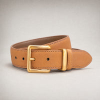Kleberg Dress Full-Grain Leather Belt in Tan