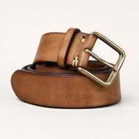 Levelland Full-Grain Leather Belt in Tan