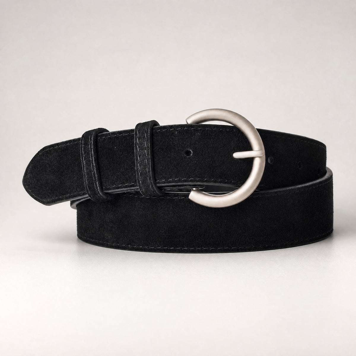 Rockport Full-Grain Leather Belt in Black