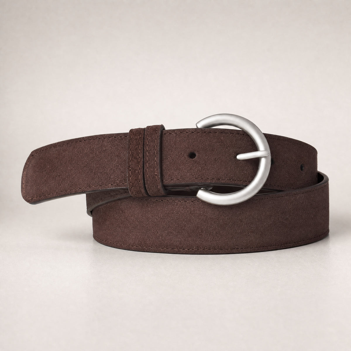 Rockport Full-Grain Leather Belt in Brown