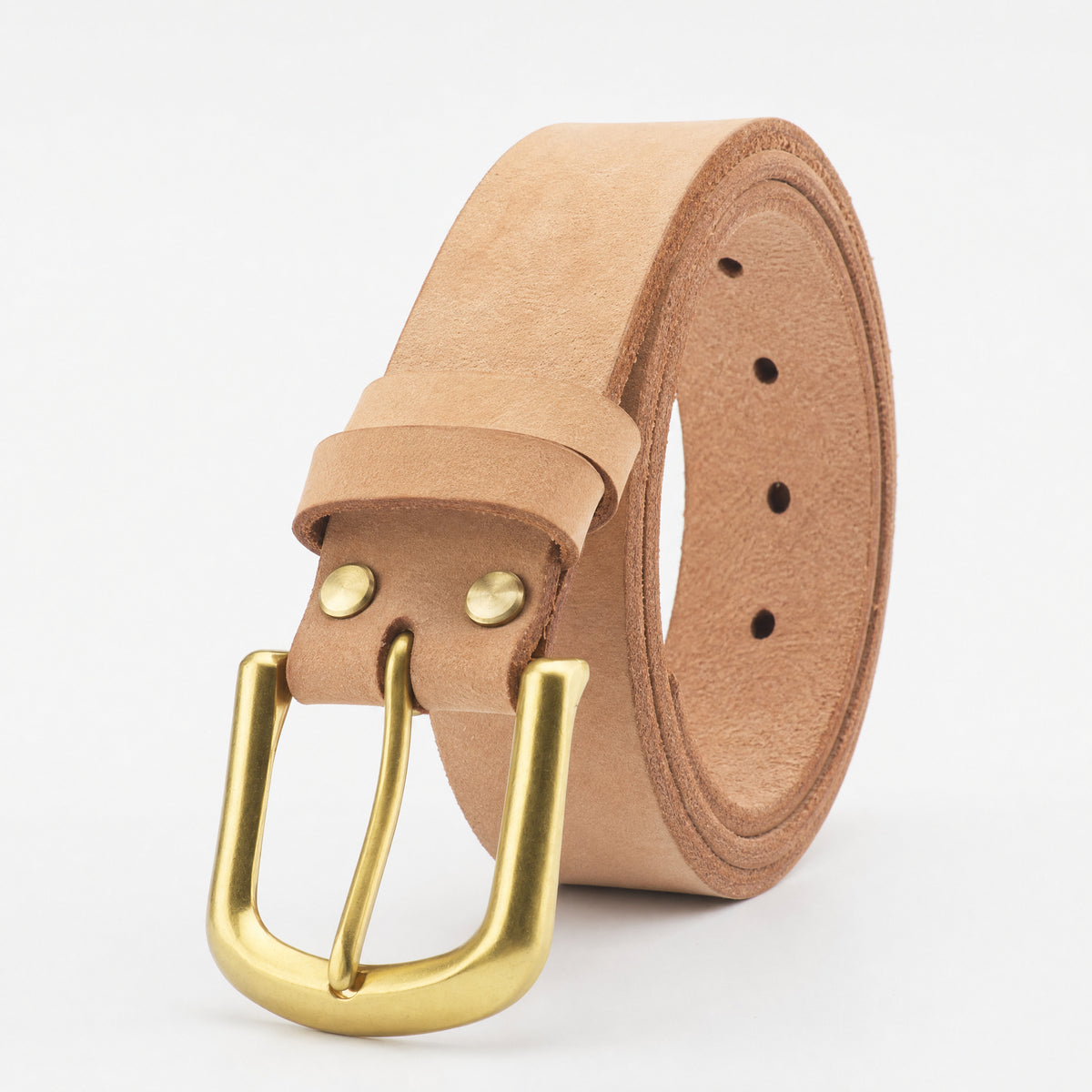 Sinton Full-Grain Leather Belt in Tan