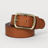 Snyder Full-Grain Leather Belt in Tan