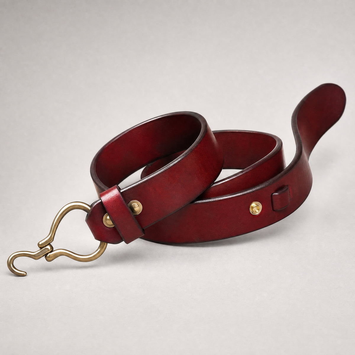 Sterling Heavy-Duty Full-Grain Leather Belt in Brown