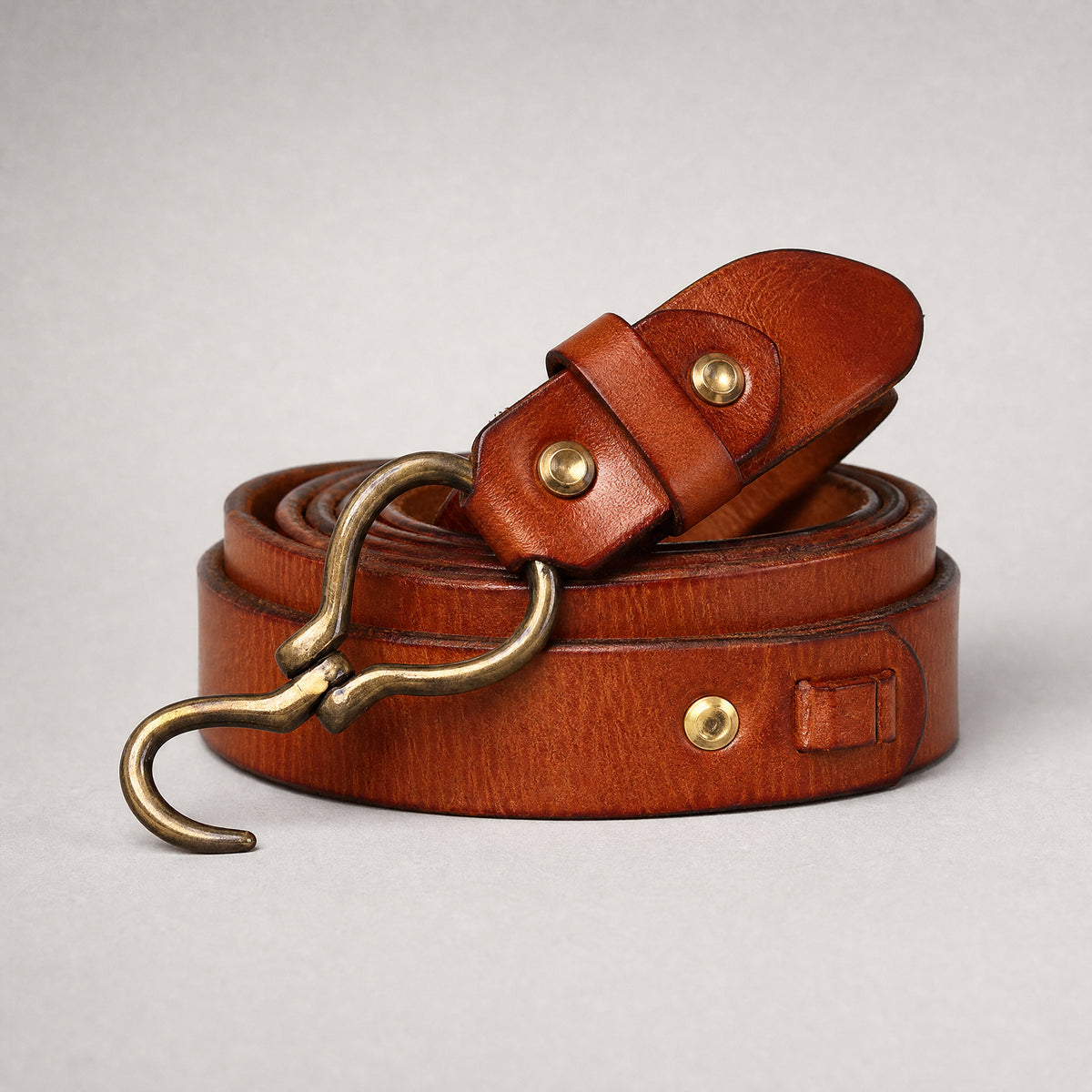 Sterling Heavy-Duty Full-Grain Leather Belt in Tan