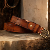 Sweetwater Full-Grain Leather Belt in Tan