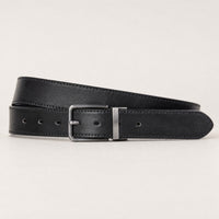 Winnsboro Full-Grain Leather Belt in Black